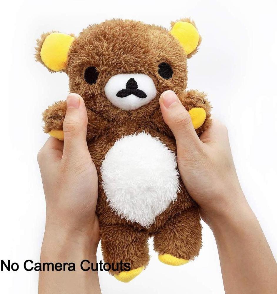 Customized Fashion Style New Cute 3D Plush Fitted Back Cover Lovely Teddy Bear Phone Cases