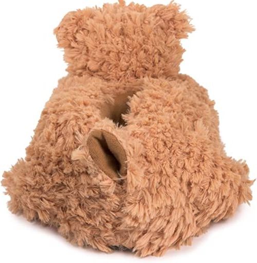 Amazon Wholesale lovely bear slippers plush Cute fashion soft plush lovely bear slippers Anti-Slip Faux Fur warm shoes for Women