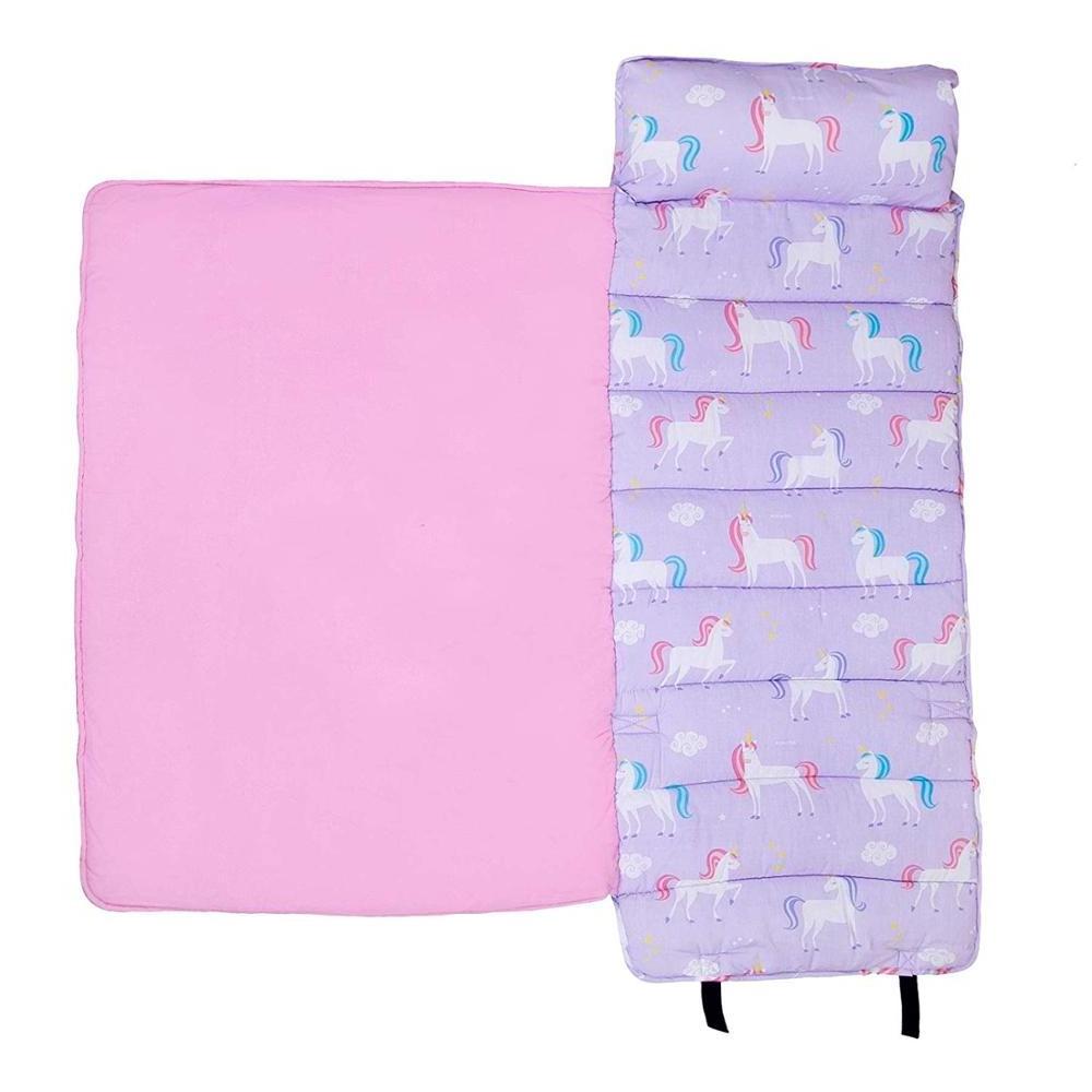 Customized Unicorn Nap Mat Built-in Blanket and Pillow Sleeping Bag