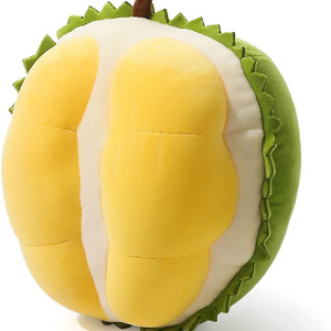 Custom Durian Plush Toy Small Stuffed Food for Kids Kawaii Plushies Cute Hugging Fruit Pillow Doll Birthday