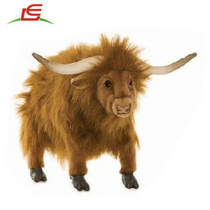 E340 Vivid Wild Animal with Horns 40cm L Plush and Stuffed Toys Yak