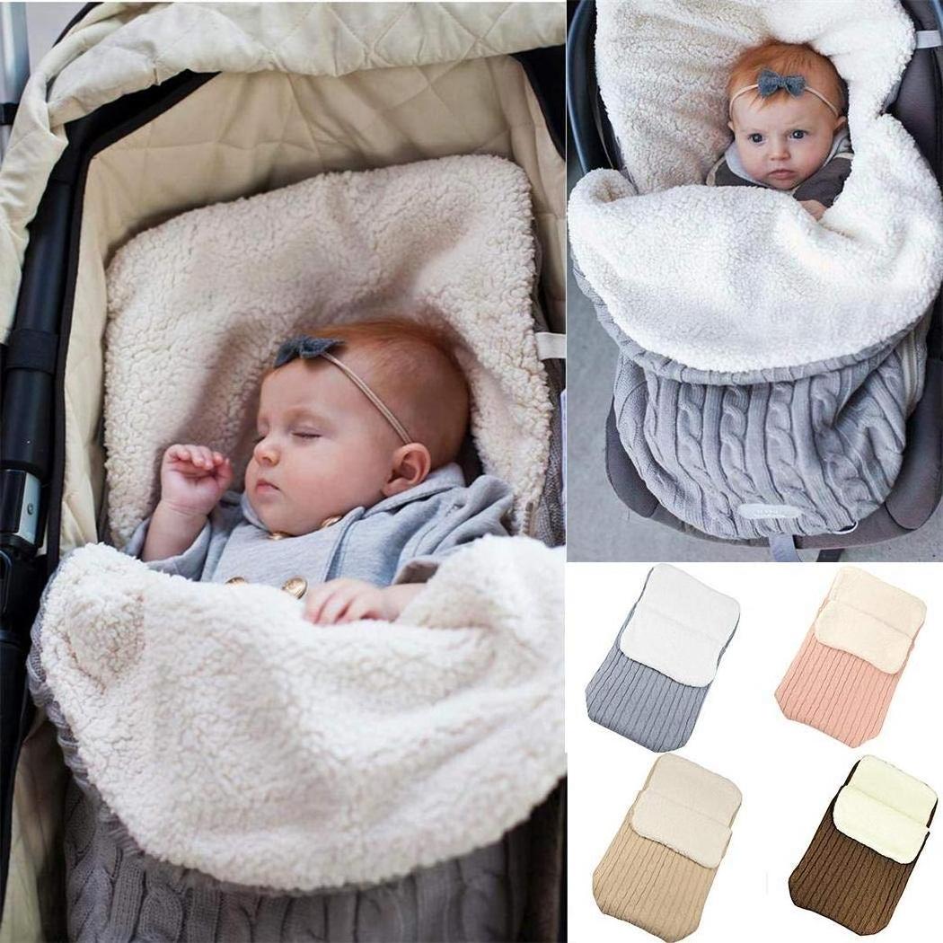 Customized Infant Baby Blanket Swaddle Soft Sleepsack Stroller Wrap Sleeping Bags