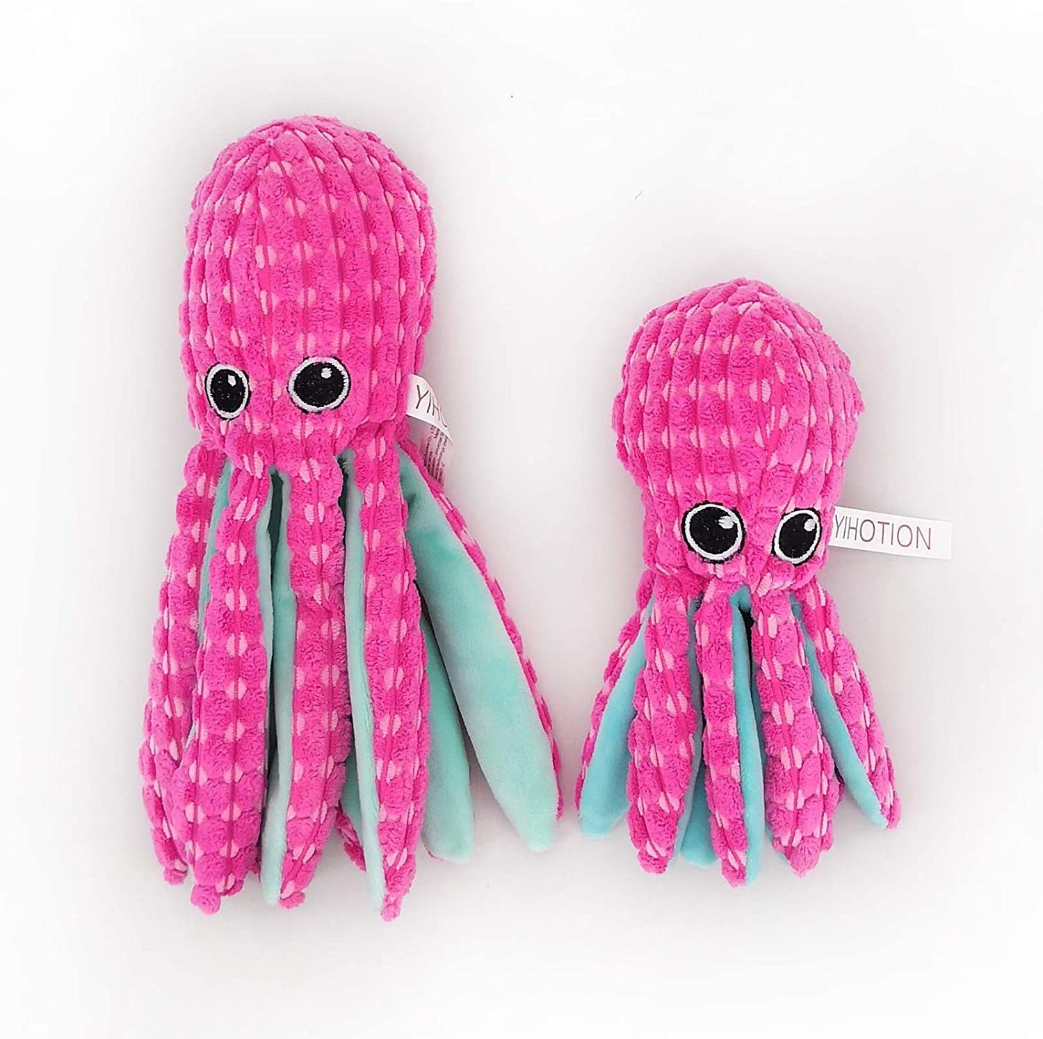 Custom Pet Puppy Dog Plush Squeak Toy Set for Small Medium Dogs Breed Durable Interactive Octopus