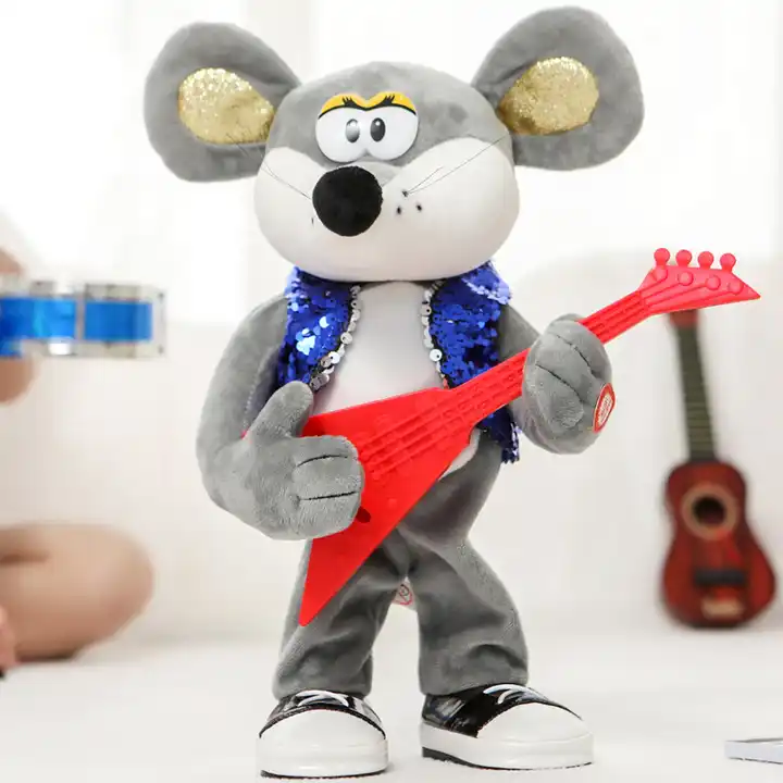 custom hanging toys electronic dancing monkey man dot plush toy with microphone Electronic plush toy