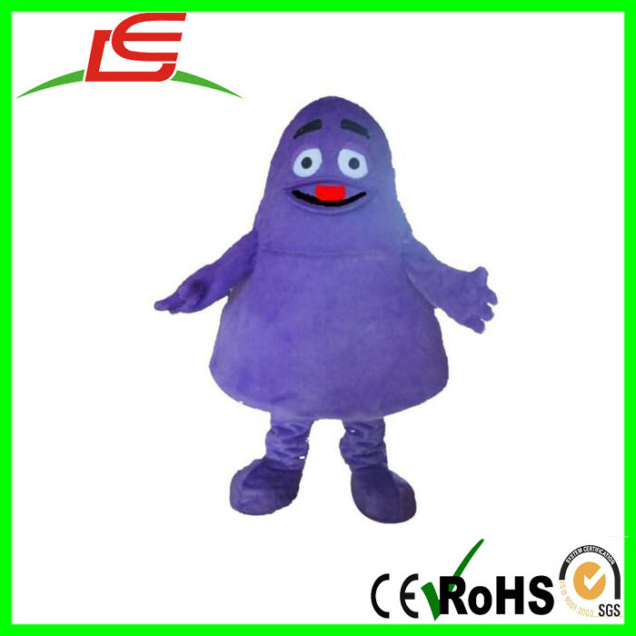 Hot Sale Cartoon Character Purple Monster Grimace Mascot Costume