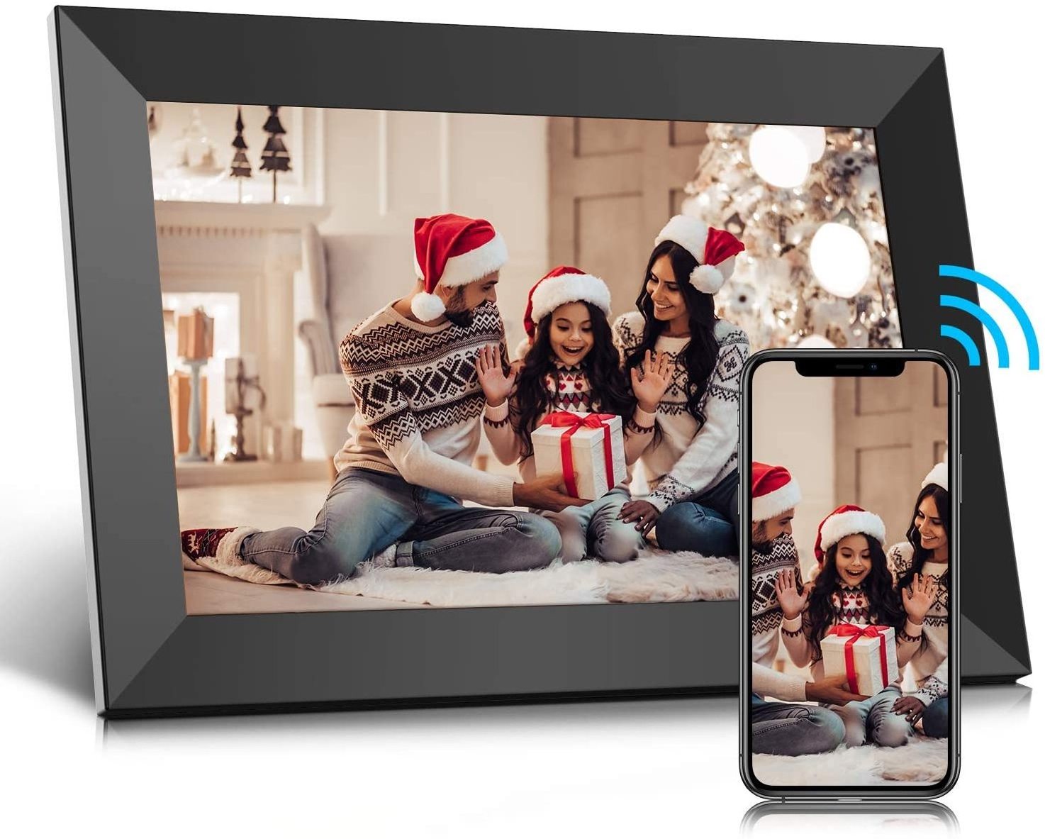 10.1 Inch Smart WiFi Digital Photo Frame 1280x800 IPS LCD Touch Screen with APP