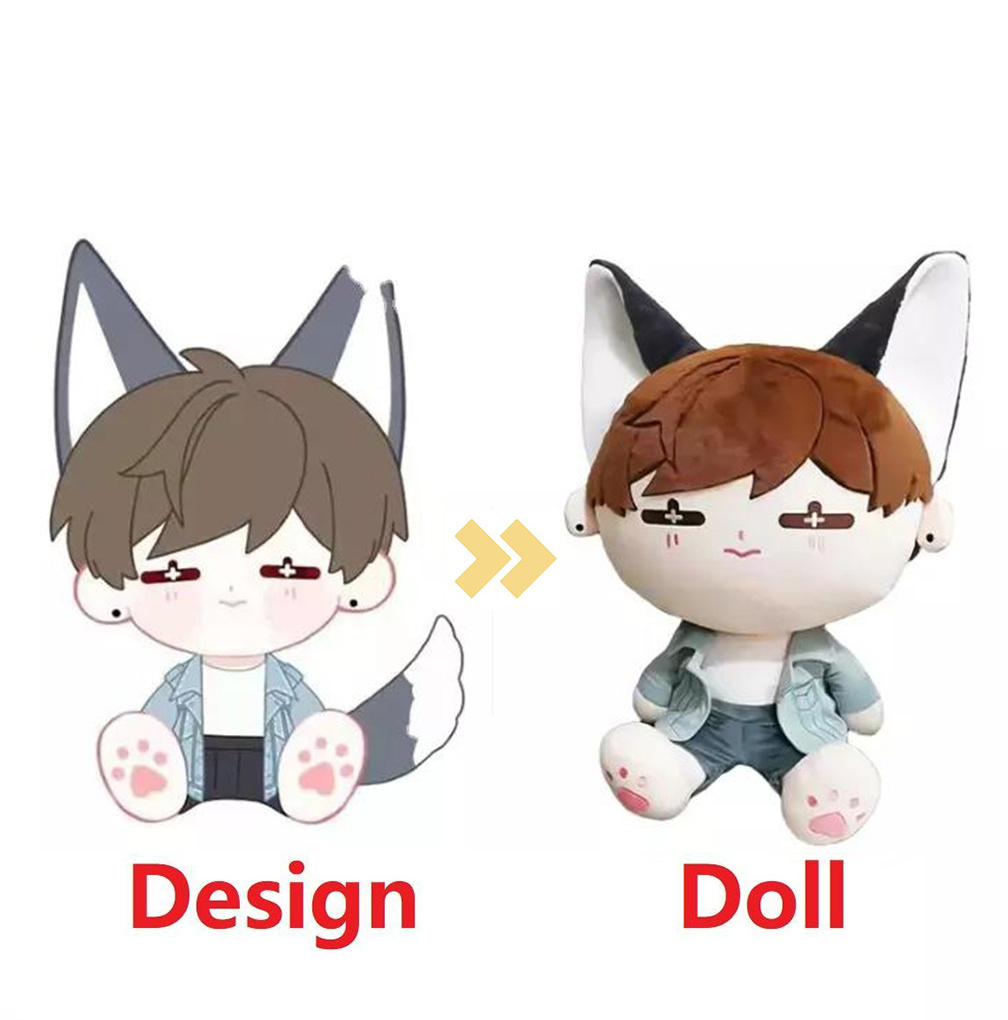 Customize your own stuffed toy Kpop plushies cloth dolls  Handmade Cloth Doll Baby Bedtime Customized Dolls Kids Toys