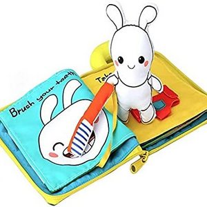 Custom Quiet Book Fabric Activity Soft Baby Books Touch and Feel Cloth Activity Crib Hanging Toys for Baby /Toddler