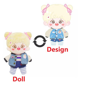 Customize your own stuffed toy Kpop plushies cloth dolls  Handmade Cloth Doll Baby Bedtime Customized Dolls Kids Toys