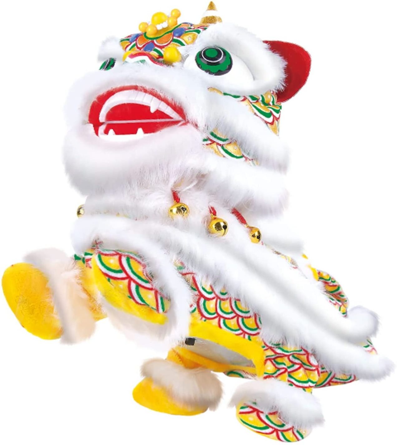 Custom Chinese Lion and Dragon Dance Plush Toys Realistic Unicorn Walking Shaking Music Interactive Electric Animalnimal Toy