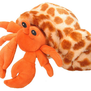 Customized Simulate Stuffed Sea Animal Toy Plush Hermit Crab