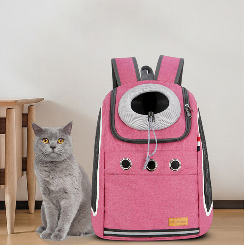 2024 carrying bag pet cat carrier backpack new design breathable  PP cat dog pet carrier for outdoor travelling