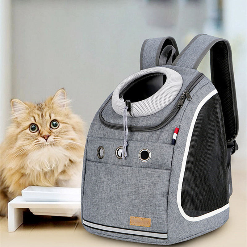 2024 carrying bag pet cat carrier backpack new design breathable  PP cat dog pet carrier for outdoor travelling