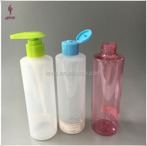 300ml plastic round shampoo bottle dimensions