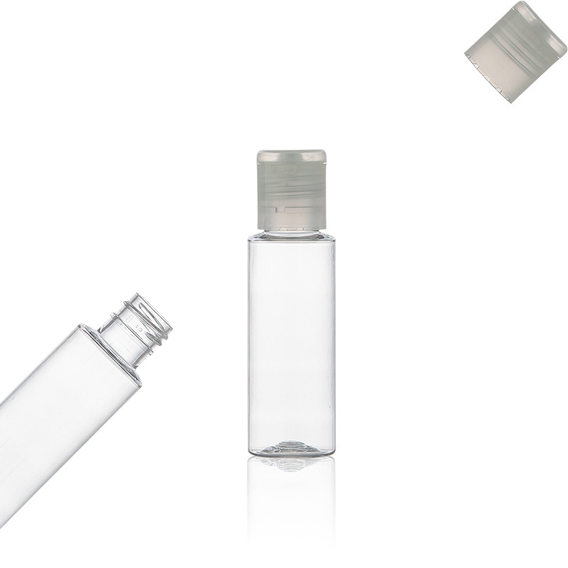 Emty custom pet plastic travel sized hand sanitizer bottle 30ml