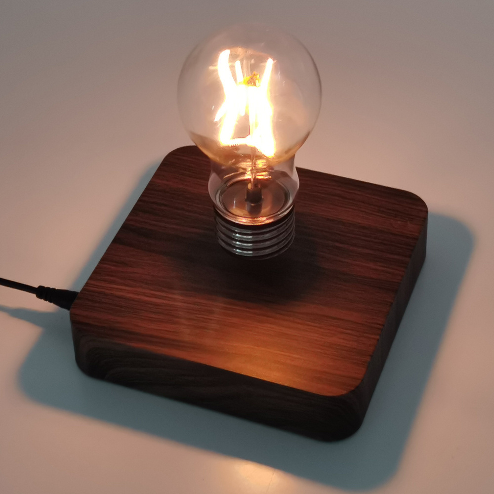 Novelty Hot Sale Magnetic Levitating Floating Bulb Table Lamp for Night Light