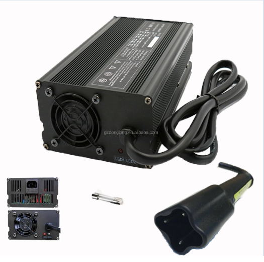 48 Volt Golf Cart Battery Charger Compatible with Yamaha G19-22 Models-with 2-pin 2round-Hole Plug.15 Amp Smart Charger