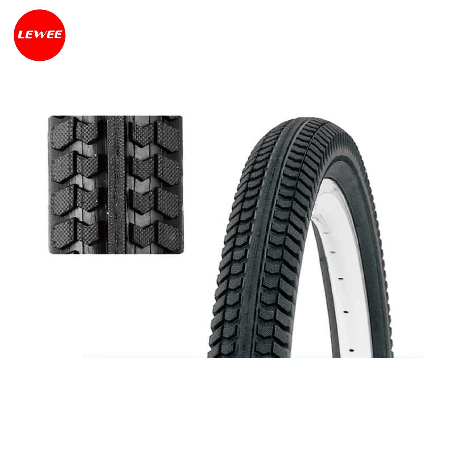 Best Selling Product Colored Sidewall Bicycle Tyres Rubber A/V Bicycle Tire 26