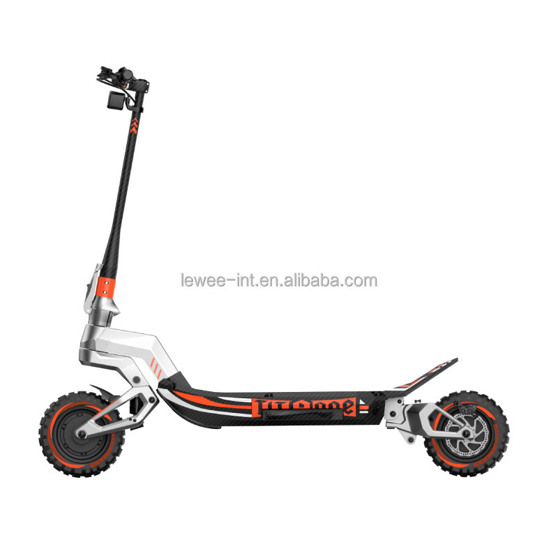 Lewee High Quality Battery Power Kick Scooters 60V 30Ah Lithium Battery 60V Dual Motor 11inch Electric Scooter Adult E Scooters