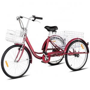 LEWEE New Design Good Quality OEM Brand Fat Tire Bike 3 Wheel Tricycle Customized Bike/Bicycle For Adult