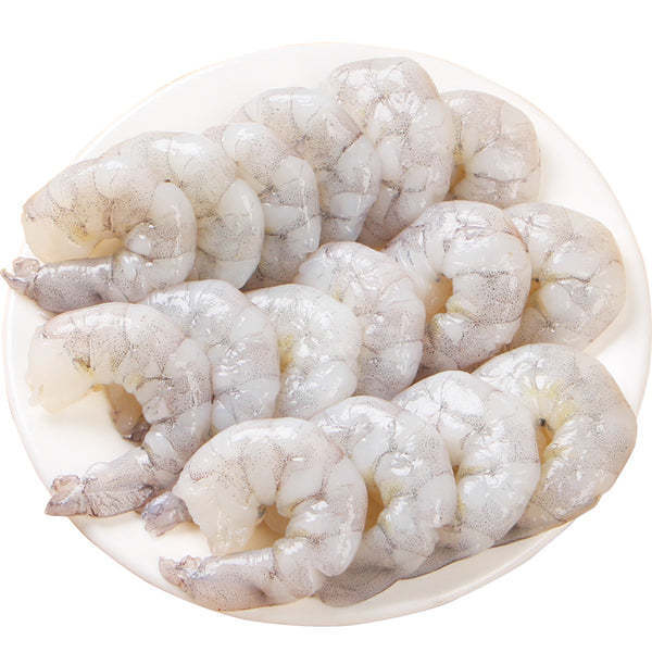 Shrimp Wholesale raw peeled deveined tail Frozen vannamei white shrimp