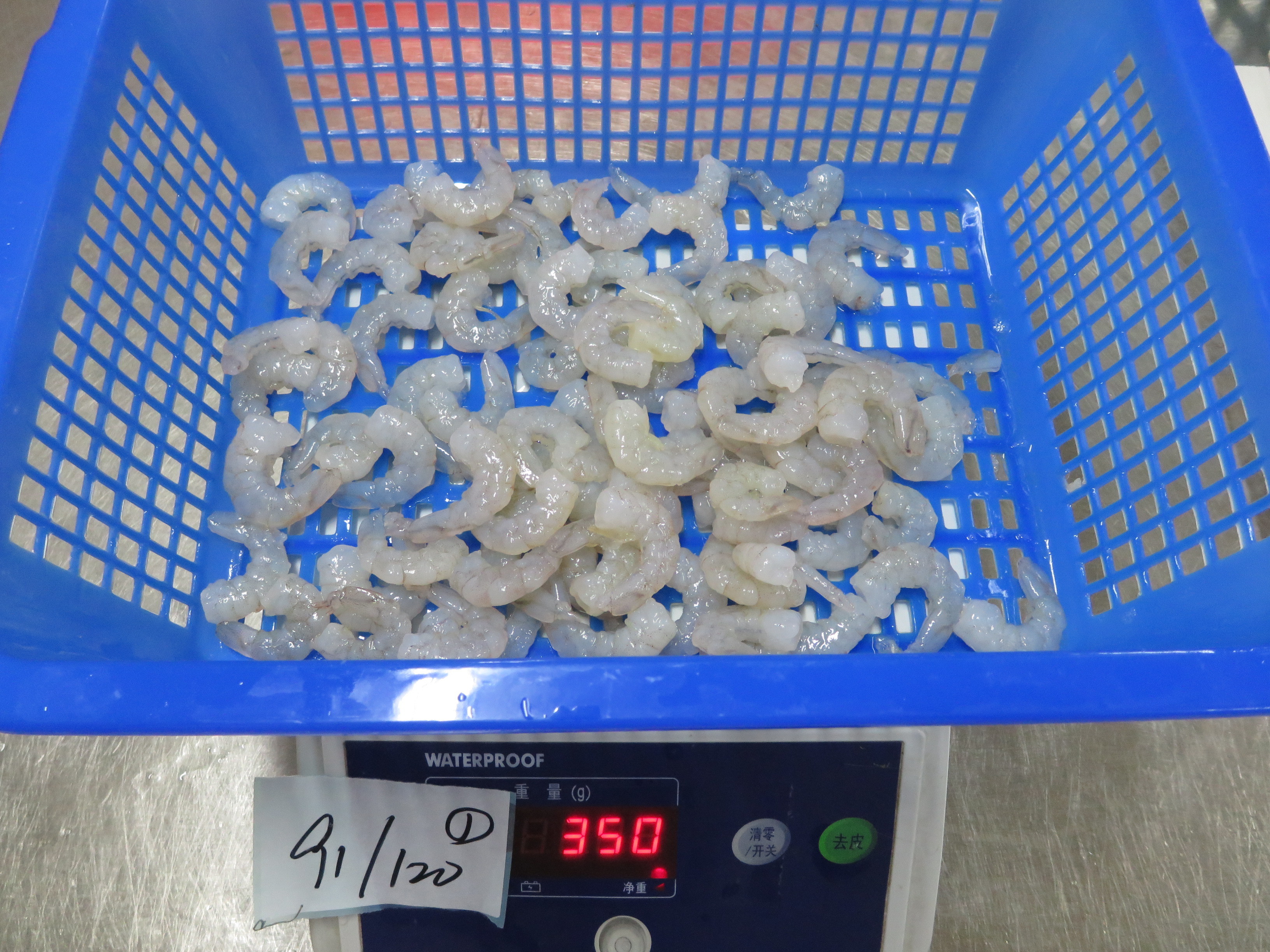 Shrimp Wholesale raw peeled deveined tail Frozen vannamei white shrimp