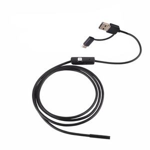 4k Endoscope Camera 8mm 1080p Hard Wire Videoscope Inspection Camera Waterproof Inspection Mini Camara