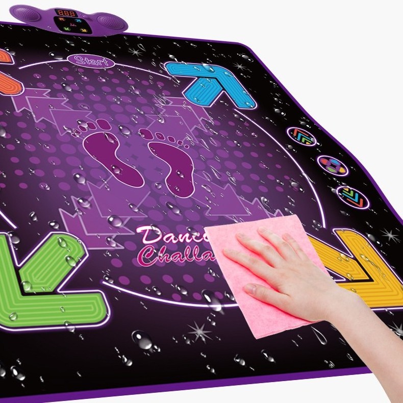 Light Up 5 Game Modes Dance Mat Electronic Music Dance Pad with LED Lights