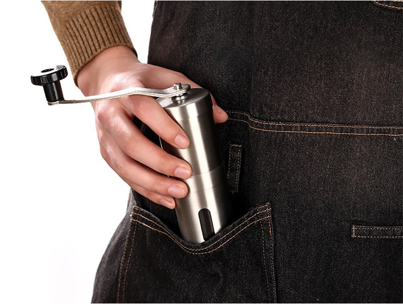 portable mini hand manual pill spices mill coffee bean grinder coffee manual stainless steel