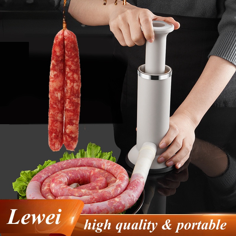 wholesale Meat Filling Kitchen Machine household plastic stainless steel Homemade manual Sausage maker