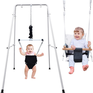 hot sale 2 in 1 Baby Jumper and Toddler Swing with Stand Bouncer Baby Toys for Toddler