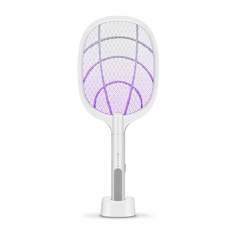 Folding 2 in 1 Rechargeable USB Electric Mosquito Insect Killer Lamp And Anti Mosquito Swatter With LED Light