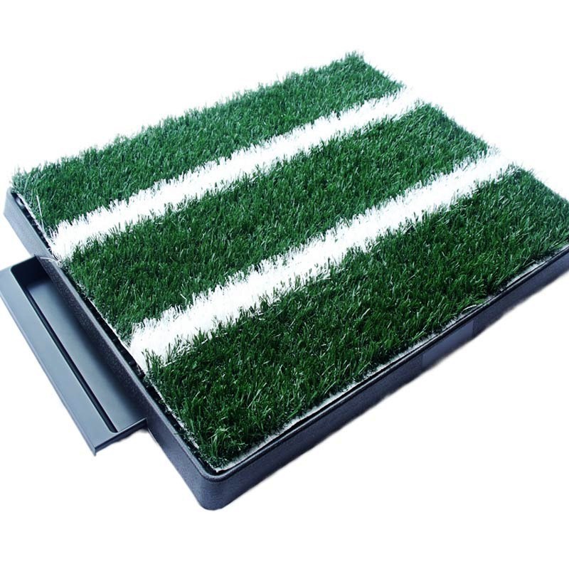 Drawer type Dog Grass pad with Tray Artificial Dog Grass Bathroom Turf for Pet Training Washable Puppy Dog Pee Pad