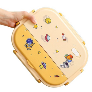 Leak proof insulated stainless steel bento lunch box container with bag for kids