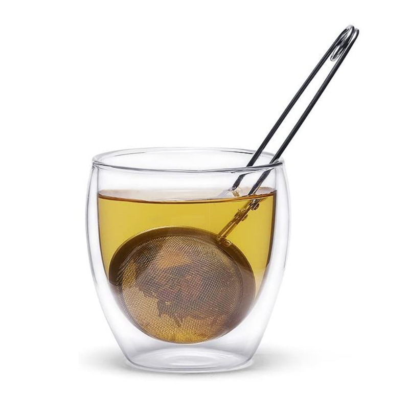 Hot Sale Refillable Wire mesh Food Grade Stainless Steel Tea Infuser Ball with Handle