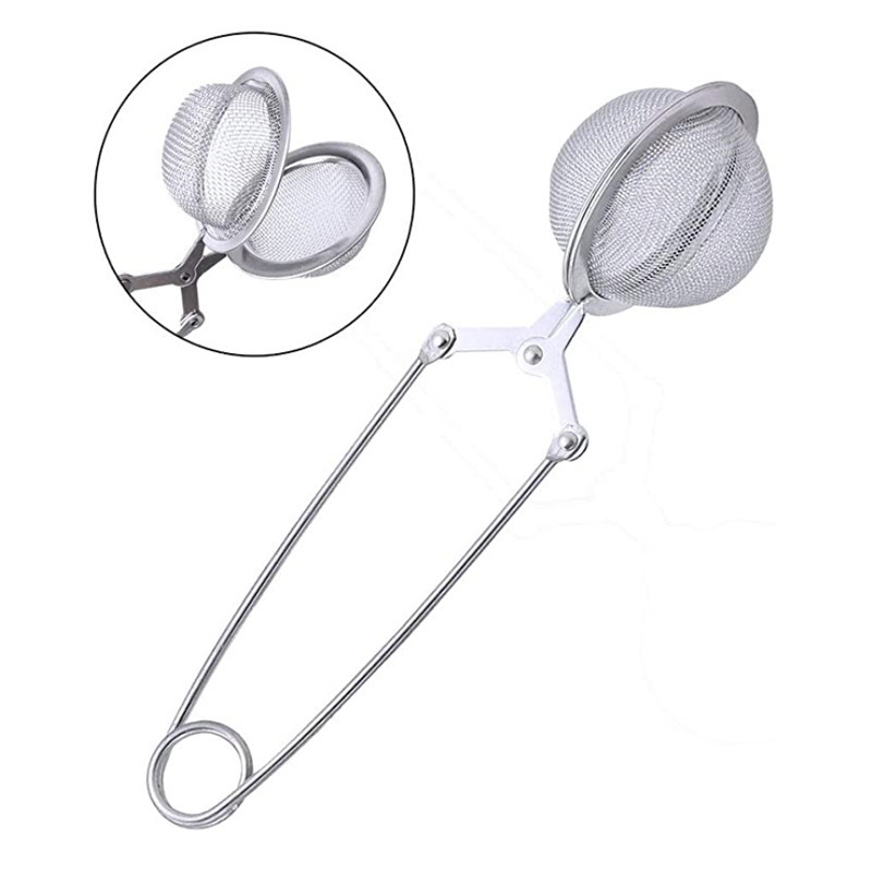 Hot Sale Refillable Wire mesh Food Grade Stainless Steel Tea Infuser Ball with Handle