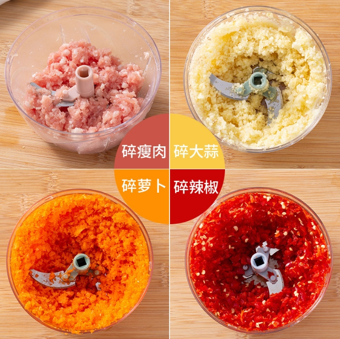 Wholesale 500ml 900ml Vegetable Magic Quick Hand Manual Pull Food Chopper