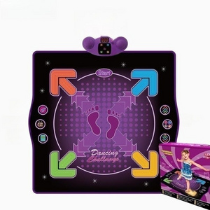 Light Up 5 Game Modes Electronic Music Dance Game Pad with Light-up 6-Button