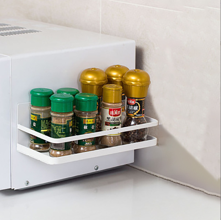 2023 new product 4 pack moveable spice magnetic refrigerator storage rack for fridge