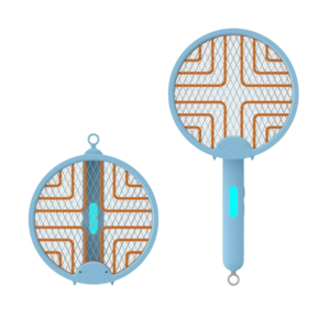 Portable Folding Mosquito Racket USB Charging Home Electric Fly Racket Rechargeable Swatter