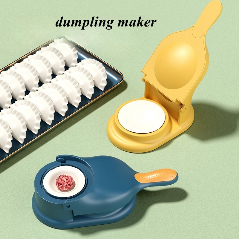 Kitchen Dumpling Press Molds Baking Pastry Manual Artifact Kitchen Accessories 2 In 1 Dumpling Maker