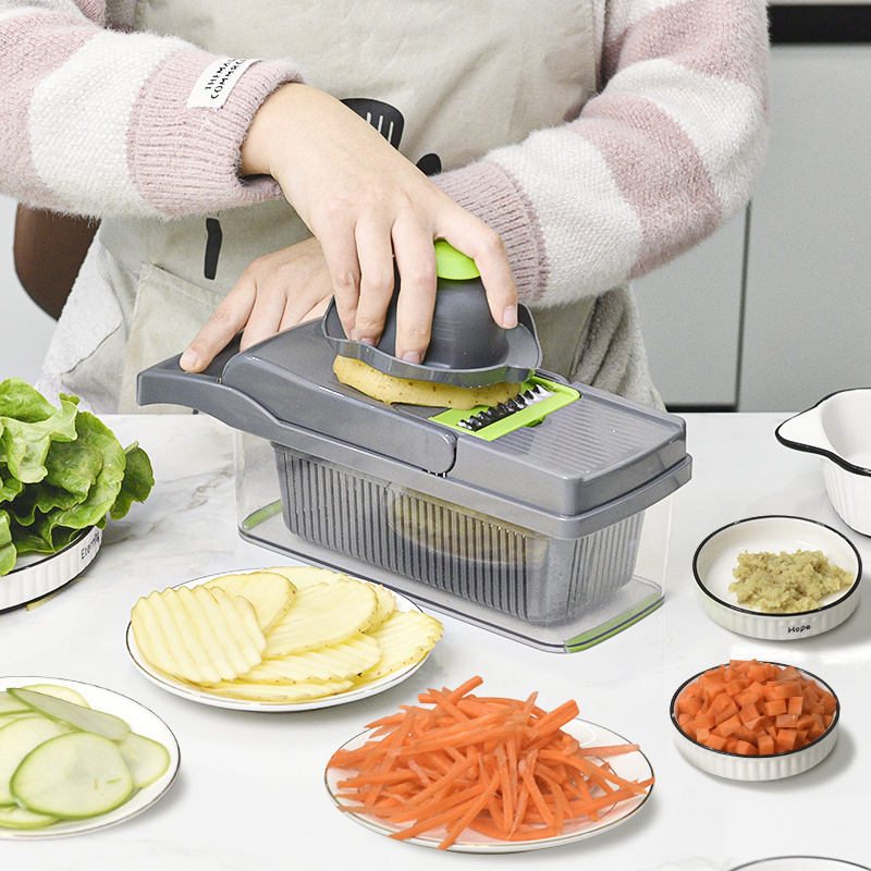 multifunctional slicer dicer vegetable cutter chopper mandoline slicer & cheese grater 2024