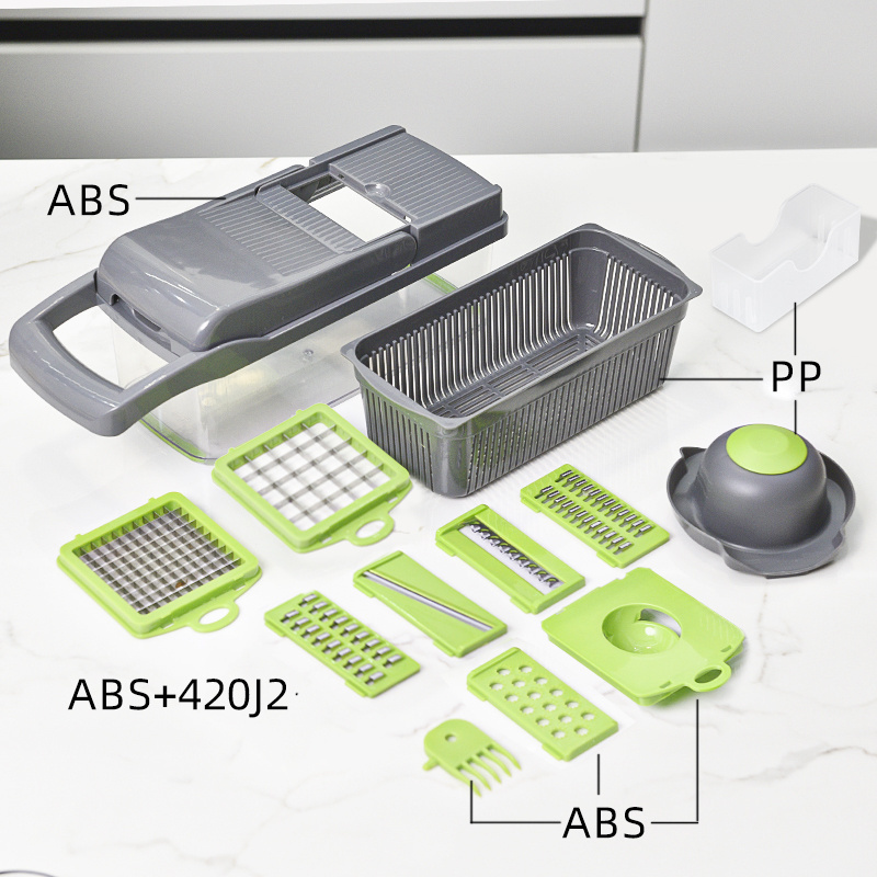 multifunctional slicer dicer vegetable cutter chopper mandoline slicer & cheese grater 2024