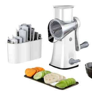 Multifunction Manual 5 in 1 Vegetable chopper Mandoline Slicer Rotary Drum Grater Nut Shredder Veggie Rotary Cheese Grater