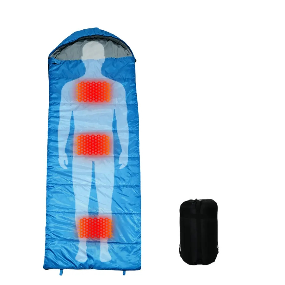 Camping Sleeping Bag Lightweight Waterproof Traveling and Outdoors Electric Heated Sleeping Bag