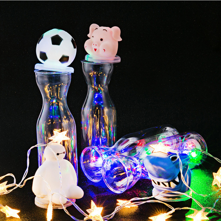 Crazy Drinking Beverage Juice Led Kids Party Yard Cups with Lights Yard Slush Party Milk Tea Cups