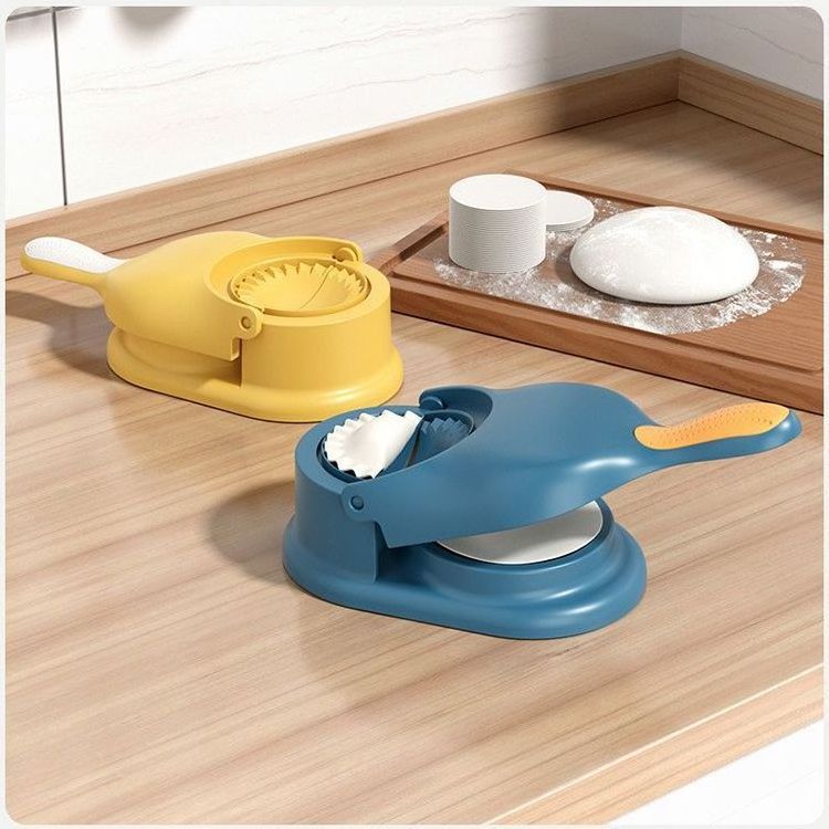 Kitchen Dumpling Press Molds Baking Pastry Manual Artifact Kitchen Accessories 2 In 1 Dumpling Maker