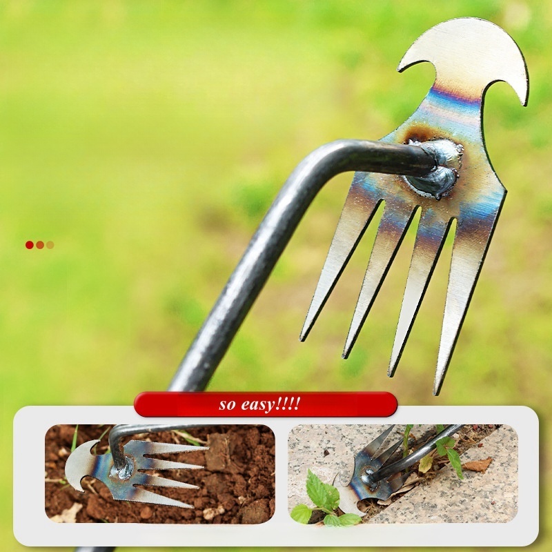 30/40/50CM Multifunction Garden Weeding Tools Hand Weeder Stainless Steel Hand Shovel