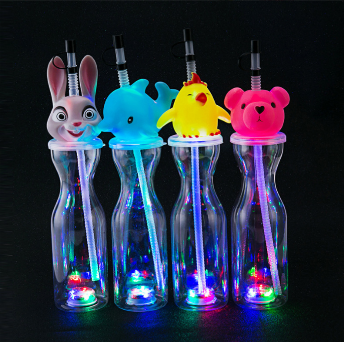 Crazy Drinking Beverage Juice Led Kids Party Yard Cups with Lights Yard Slush Party Milk Tea Cups