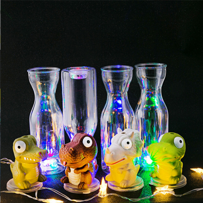 Crazy Drinking Beverage Juice Led Kids Party Yard Cups with Lights Yard Slush Party Milk Tea Cups